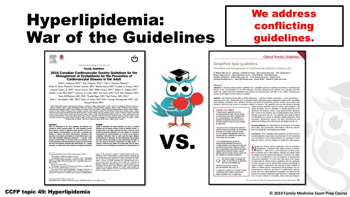 A picture of two different types of guidelines.